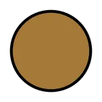 Brown Circle SVG Icon